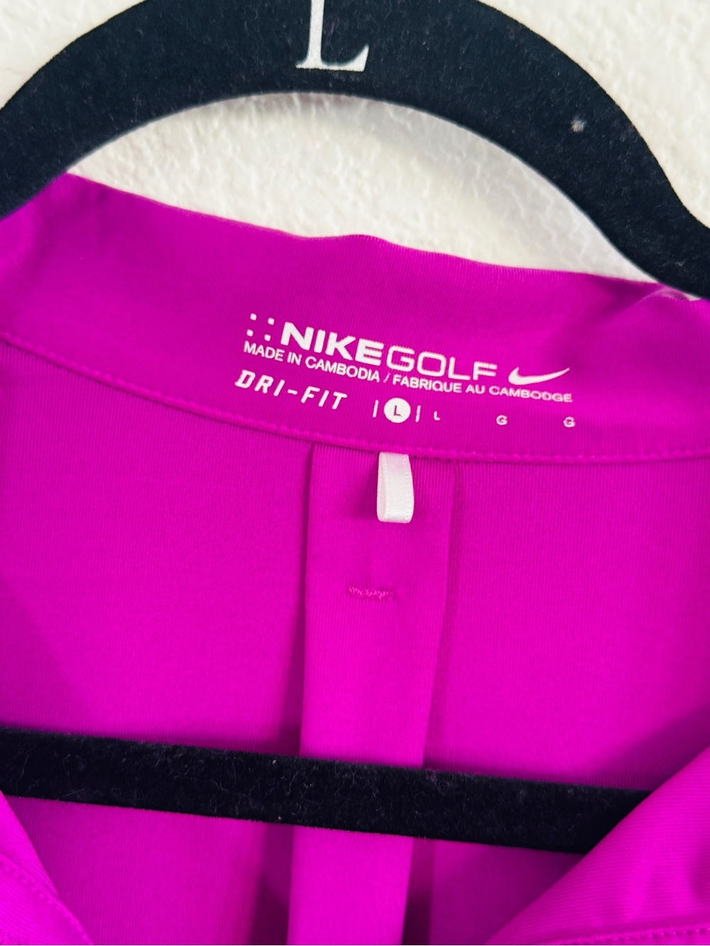 Nike Golf Women’s purple dri fit performance golf polo shirt - Picture 6 of 7